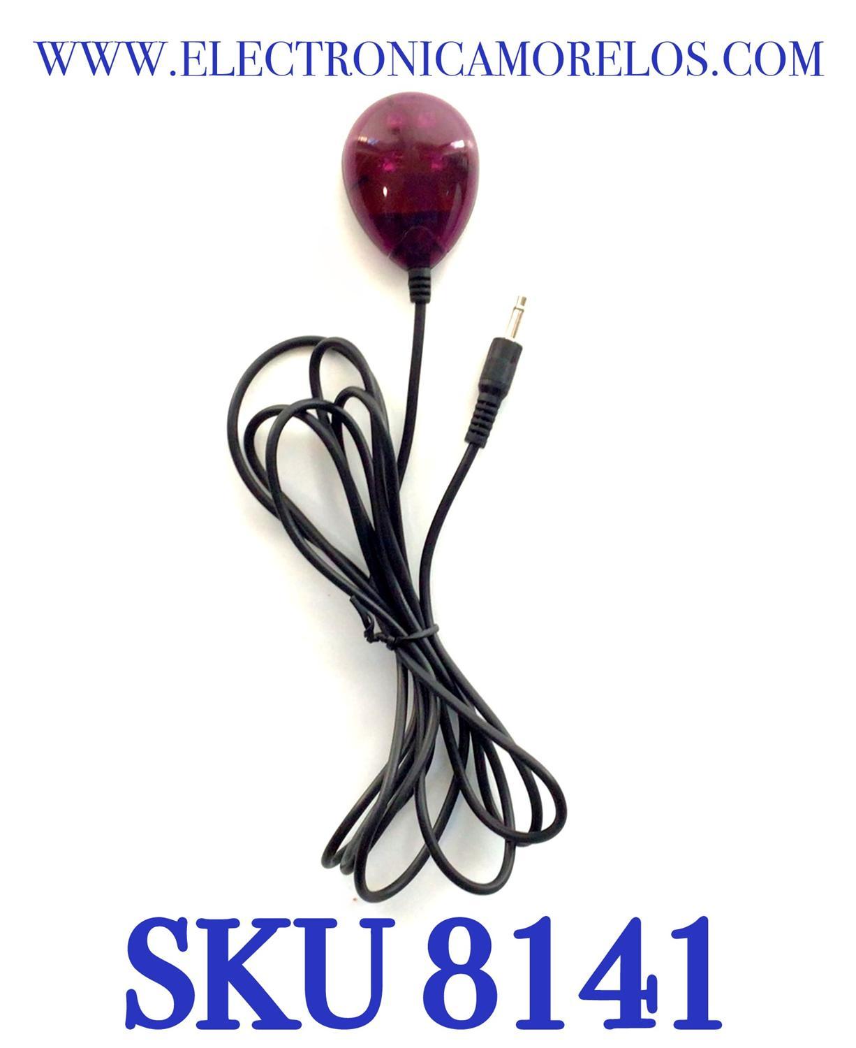 CABLE AUXILIAR A (IR OUT) CONTROL REMOTO INFRARROJO / CABLE EXTENSOR DE RECEPTOR PARA TV / 2.0M  